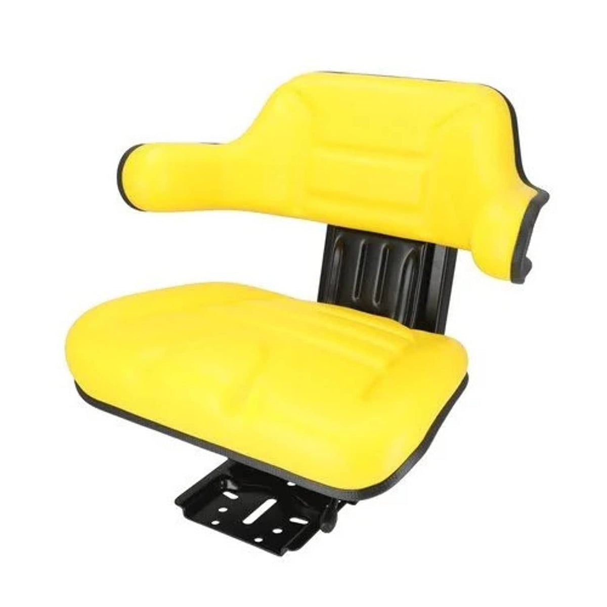 Bethesda Industrial Seat Assembly - Grammer Style Vinyl Yellow fits John Deere 2030 2040 TY24763