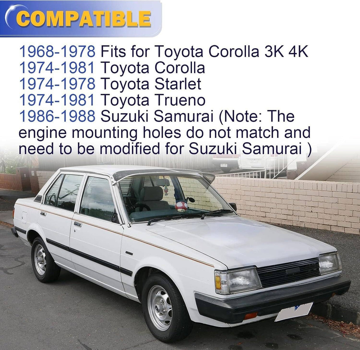 Bethesda Industrial 2 Barrel Carburetor Carb For 1986-1988 Suzuki Samurai 1.3L Engine Model Toy-250