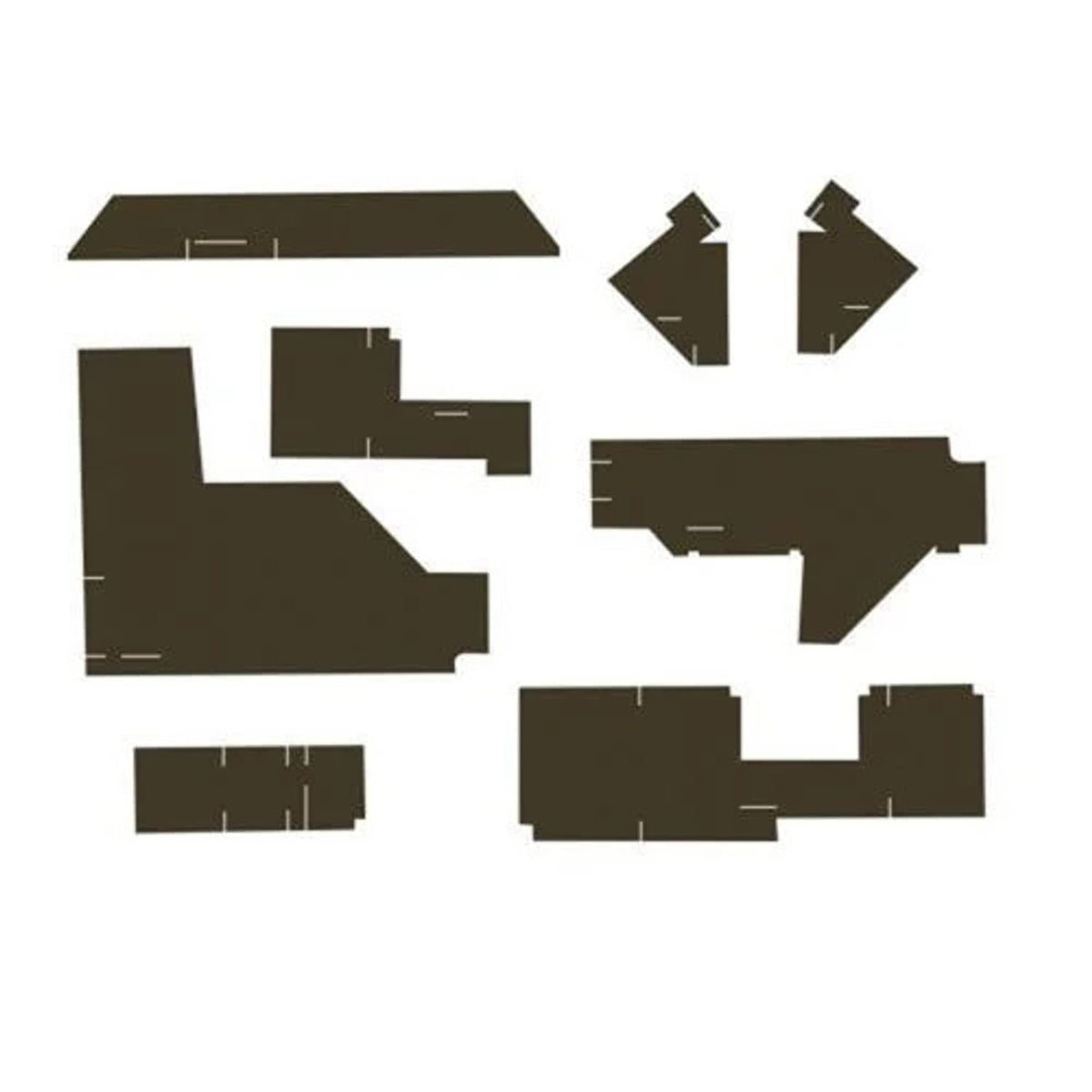 Bethesda Industrial Cab Foam Kit less Headliner Multi-Brown fits John Deere 2355 2555 2755 2955