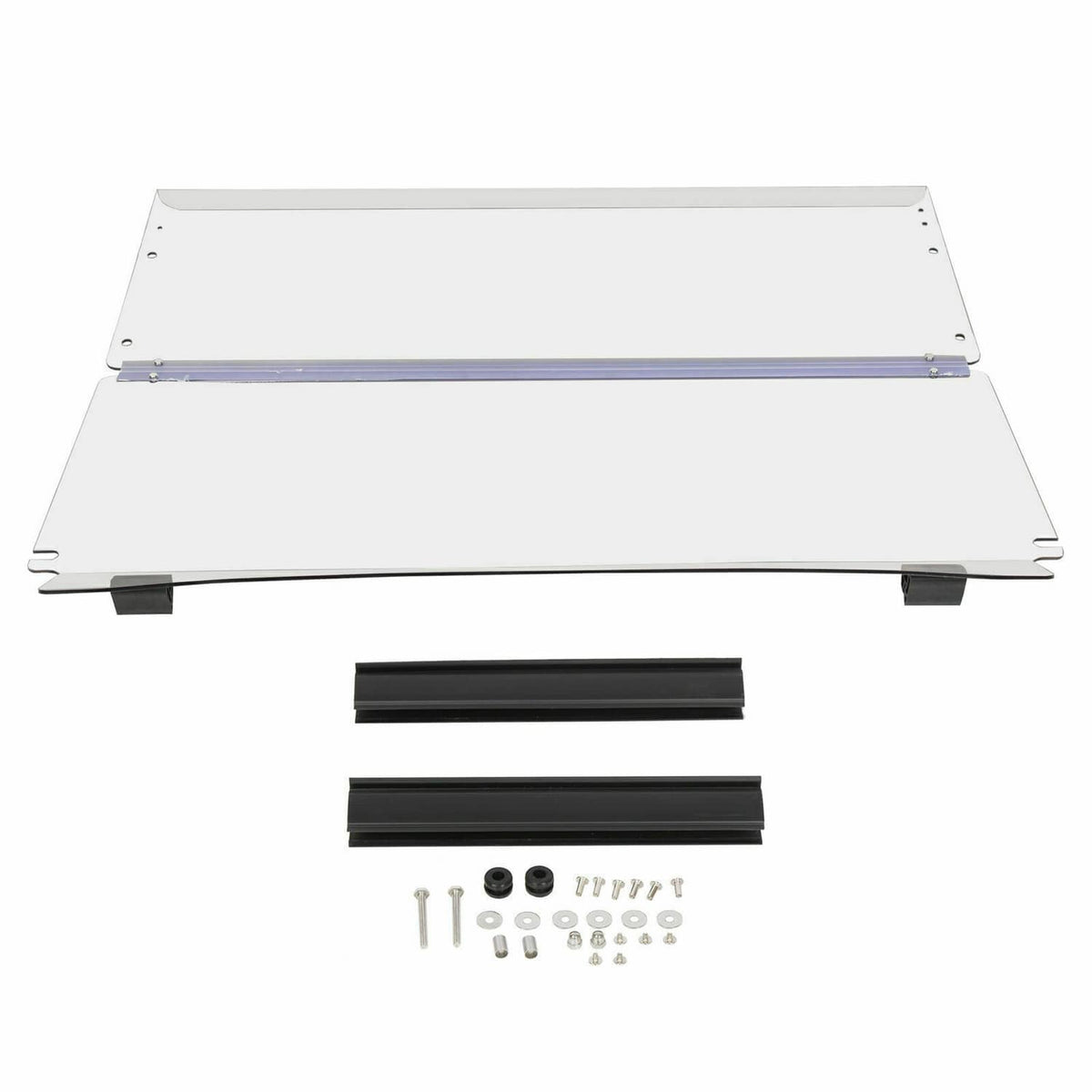 Bethesda Industrial Windshield For Club Car Precedent 2004 - Up Folding Clear Golf Cart Windscreen