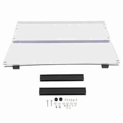 Bethesda Industrial Windshield For Club Car Precedent 2004 - Up Folding Clear Golf Cart Windscreen