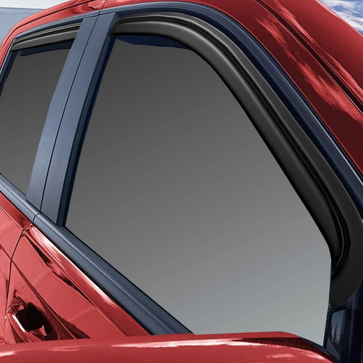 Bethesda Industrial Window Visors Rain Sun Guard for 99-06 Chevy Silverado GMC Sierra Extended Cab