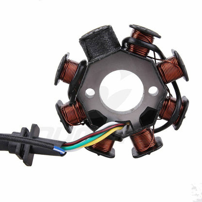 Bethesda Industrial For GY6 125cc 150cc Chinese 150 Scooter ATV Magneto Stator 8 Pole Coil 5 Wire