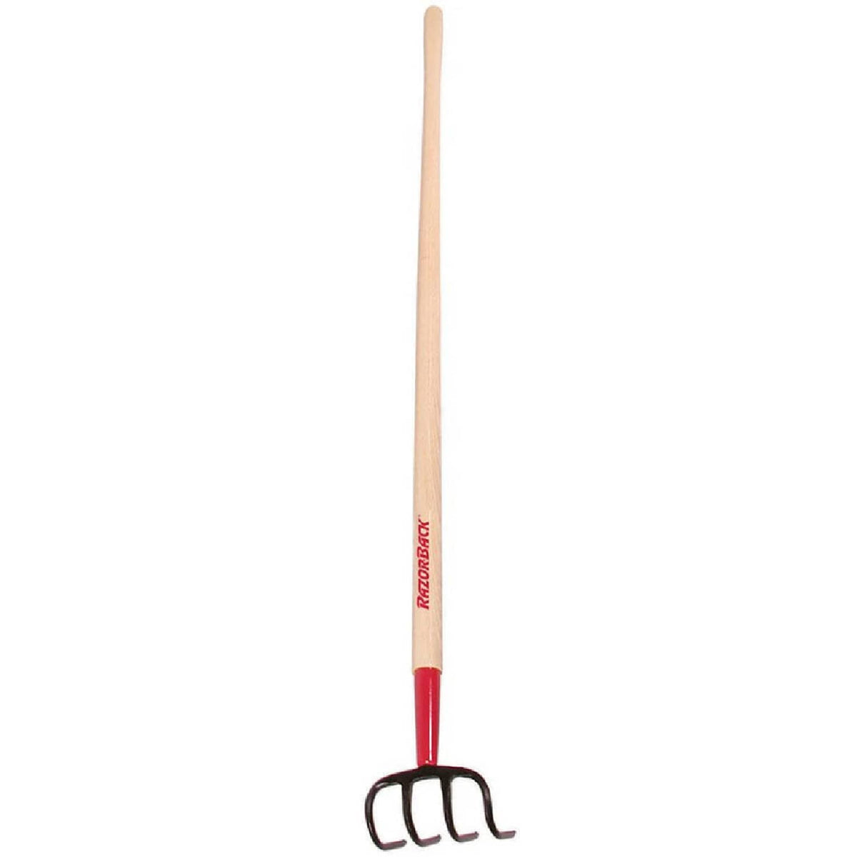 Bethesda Industrial Razor-Back 68115 4-Tine Cultivator Forged with 54-inch Wood Handle