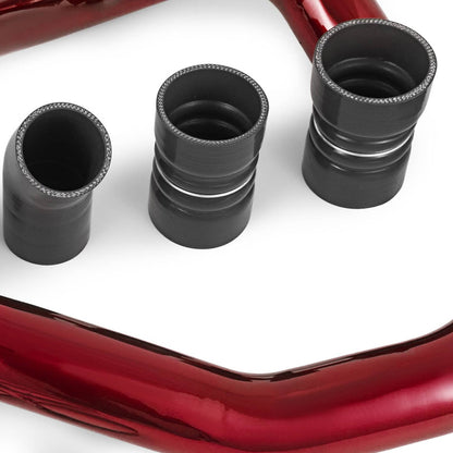 Bethesda Industrial Red Turbo Intercooler Pipe Boot Kit CAC Tubes for 2003-07 Ford 6.0L Powerstroke