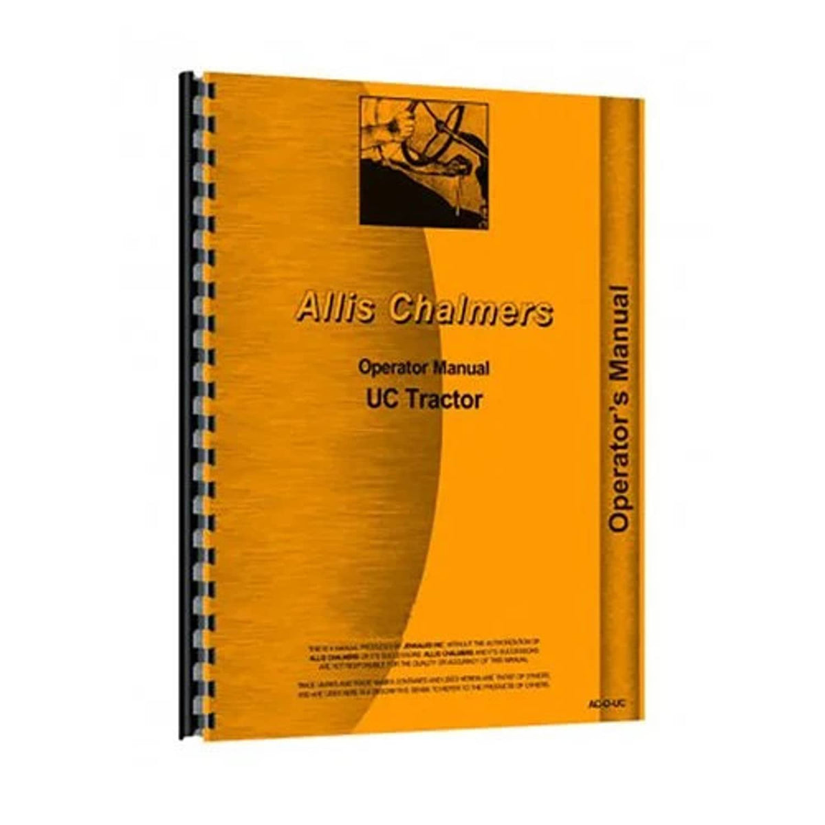 Bethesda Industrial Operator's Manual fits Allis Chalmers UC