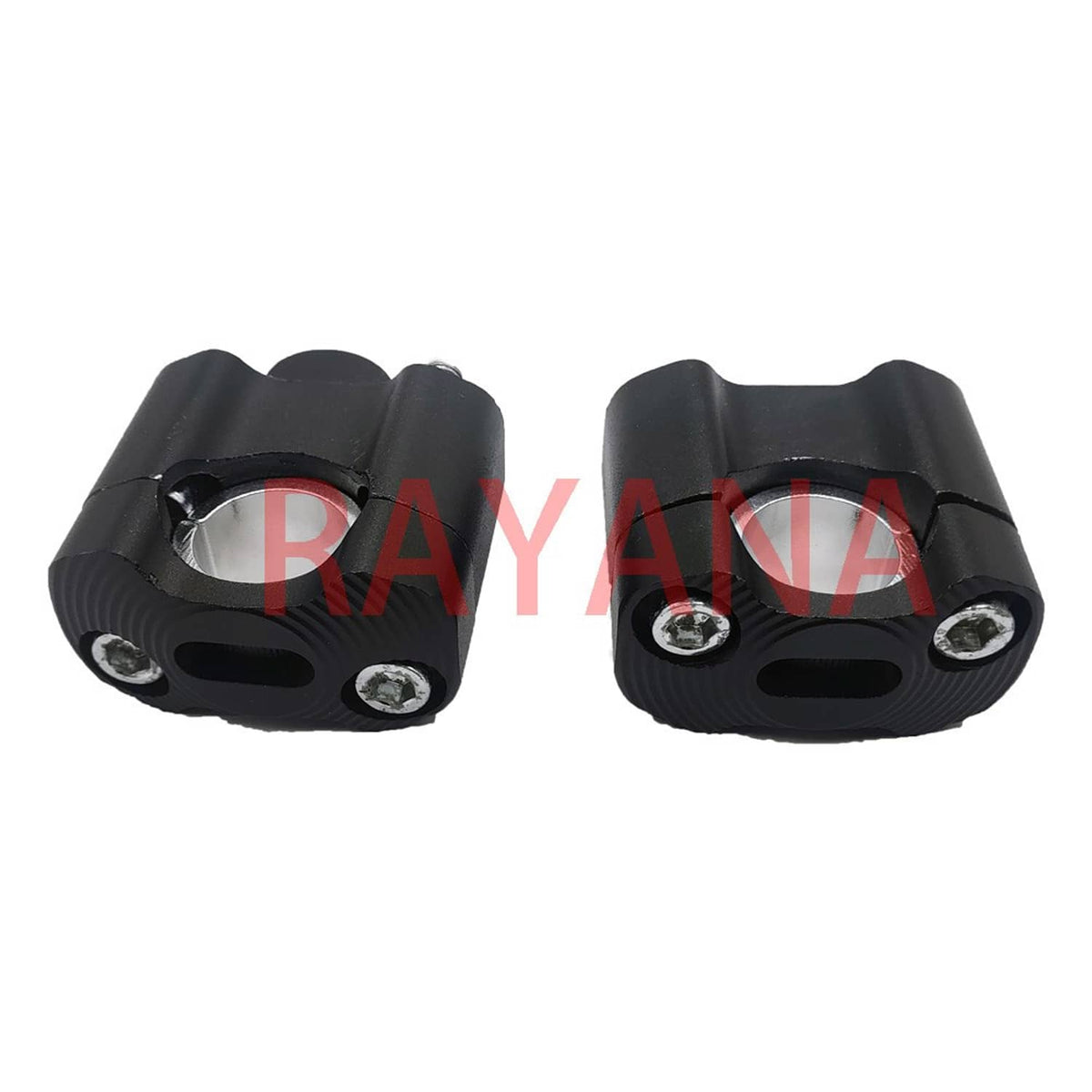 Bethesda Industrial 7/8" to 1 1/8" HandleBar Risers Mount Clamps Adaptor for Dirt Pit Bike(RED)