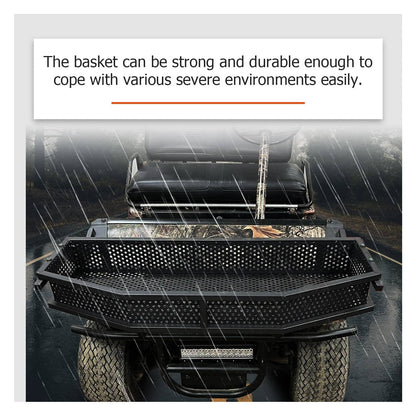 Bethesda Industrial Cargo Basket Front Outer Utility Storage Basket For Club Car DS Golf Cart