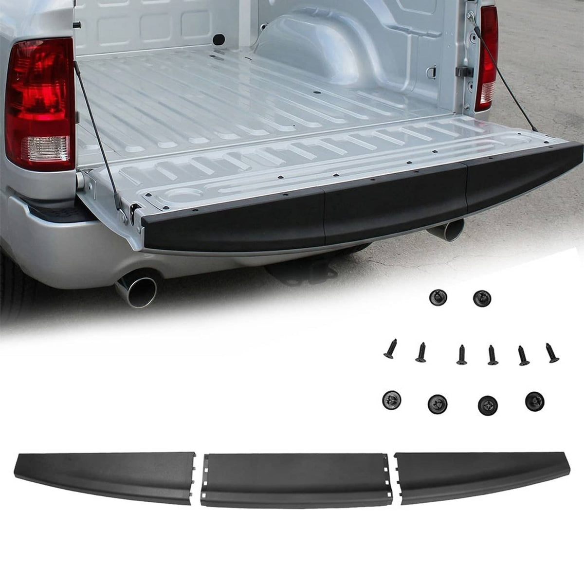 Bethesda Industrial Tailgate Cover Molding Top Cap Protector Spoiler For Dodge Ram 1500 2500 3500