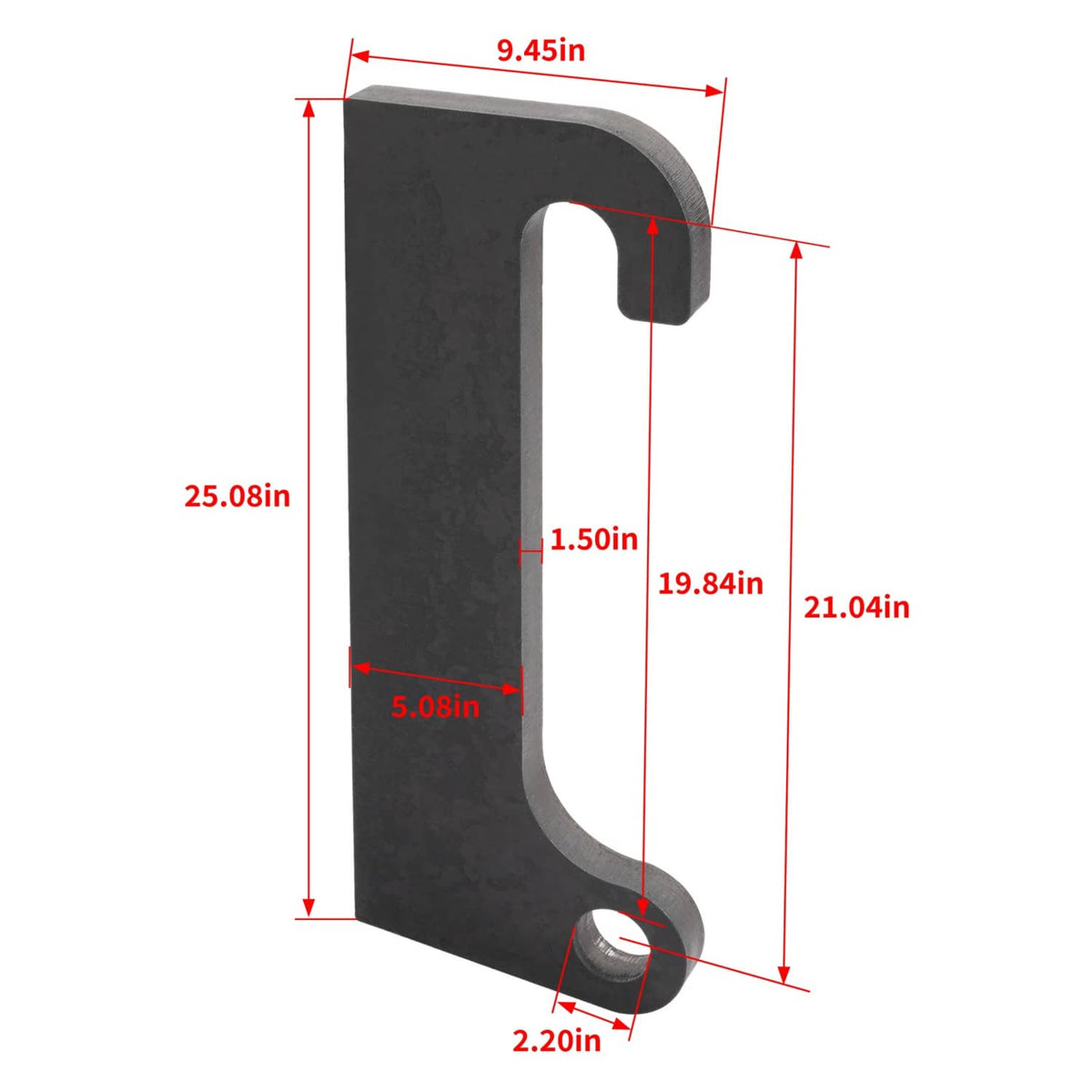 Bethesda Industrial 1 Pair Blank Quick Attach Loader Mounts For Cat IT28 Loader mounts Steel