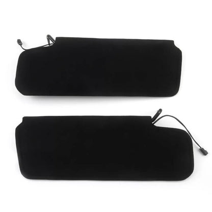 Bethesda Industrial 2Pcs Sun visors w/Vanity Mirror & LED Light For 1984-1996 Chevy Corvette C4 5.7L
