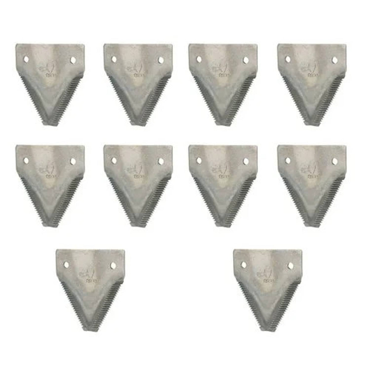 Bethesda Industrial Sickle Section 3" x 3 1/4" TS H Black Anvil Package of 10