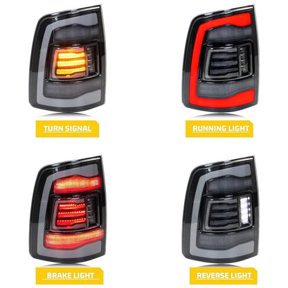 Bethesda Industrial Pair LED Tail Light for 09-18 Dodge Ram 1500 2500 3500 Rear Light Clear Lens New