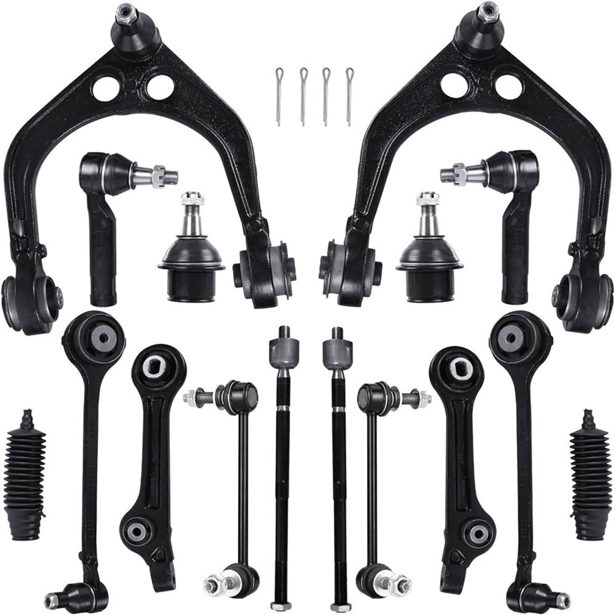 Bethesda Industrial 16Pcs Suspension Front Control Arm Kit for 2011-19 Dodge Charger Challenger 300