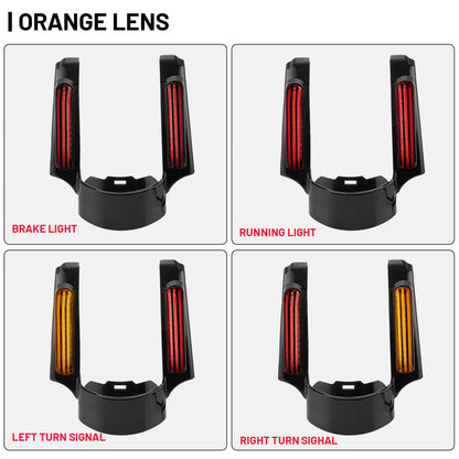 Bethesda Industrial ABS Rear Fender Fascia LED Running Light For Harley Electra Road Glide FLH 2014+