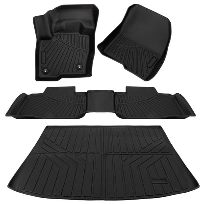 Bethesda Industrial All Weather 3D Floor Mats & Cargo Liner for 15-25 Ford Edge Waterproof TPE Liner