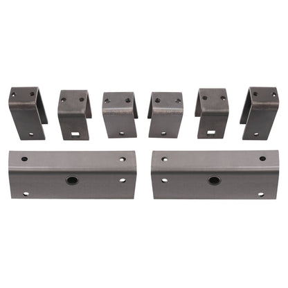 Bethesda Industrial 2" Slipper Spring Tandem Axle Hanger Kit w/ 2 Equalizer Bolts For Trailer