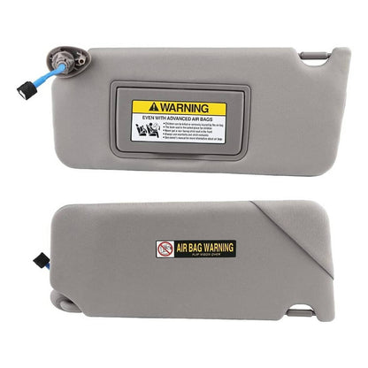 Bethesda Industrial 2x Gray Sun Visor w/ Light & Mirror Set For 2008-2017 Honda Accord 83280TA5A51ZA