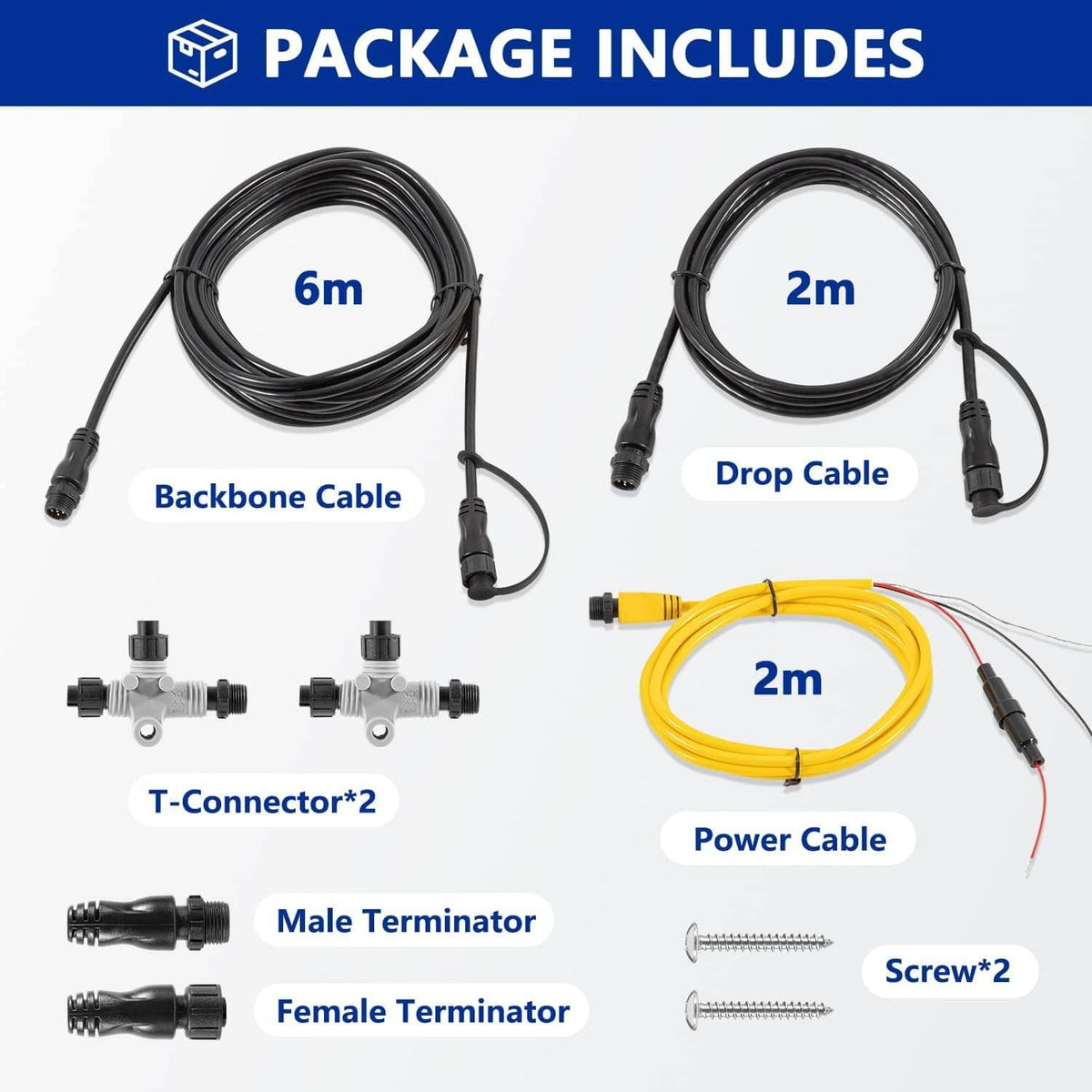 Bethesda Industrial Replaces for Garmin NMEA 2000 Starter Kit, 010-11442-00
