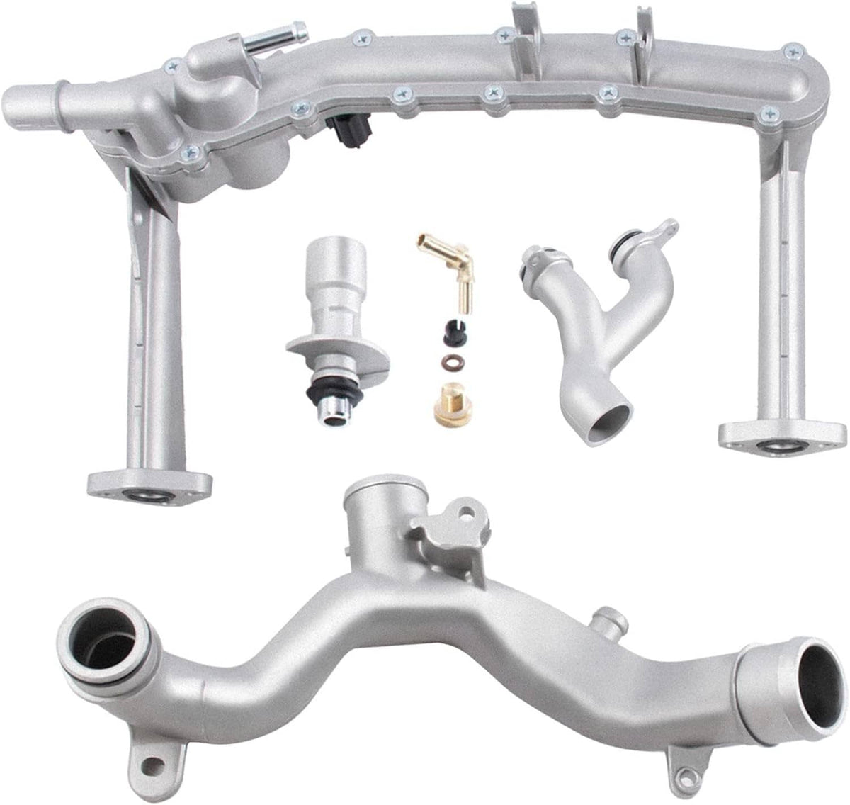 Bethesda Industrial New Upgraded Metal Coolant Water Pipe System Kit For Land Rover Jaguar 5.0L