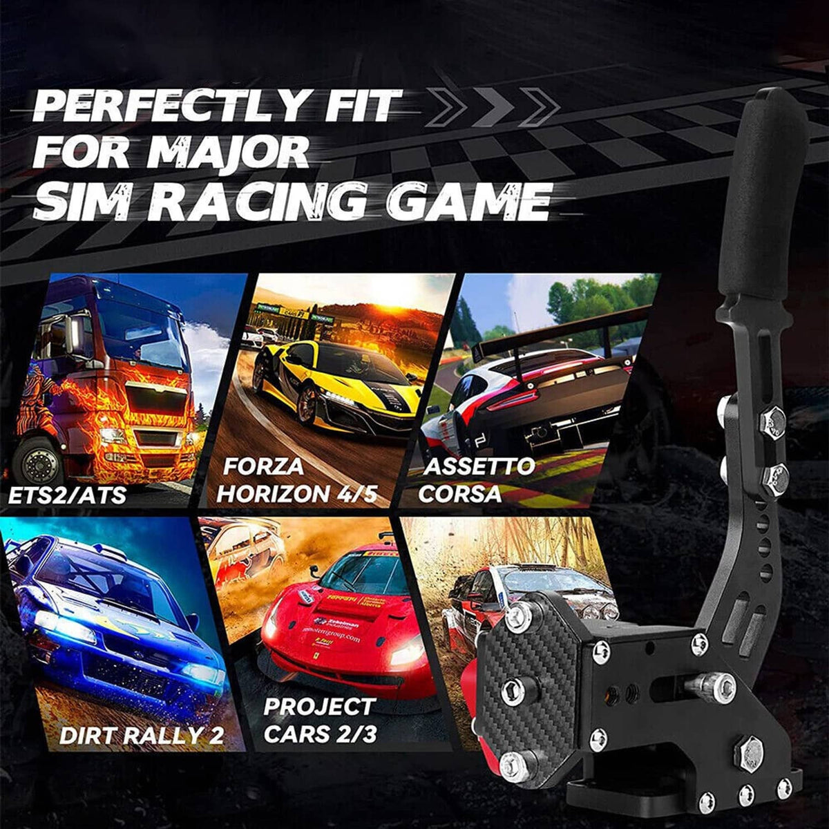 Bethesda Industrial 64 Bit USB PC Handbrake SIM for Racing Games G25/27/29 T500 T300 G923 G920 New