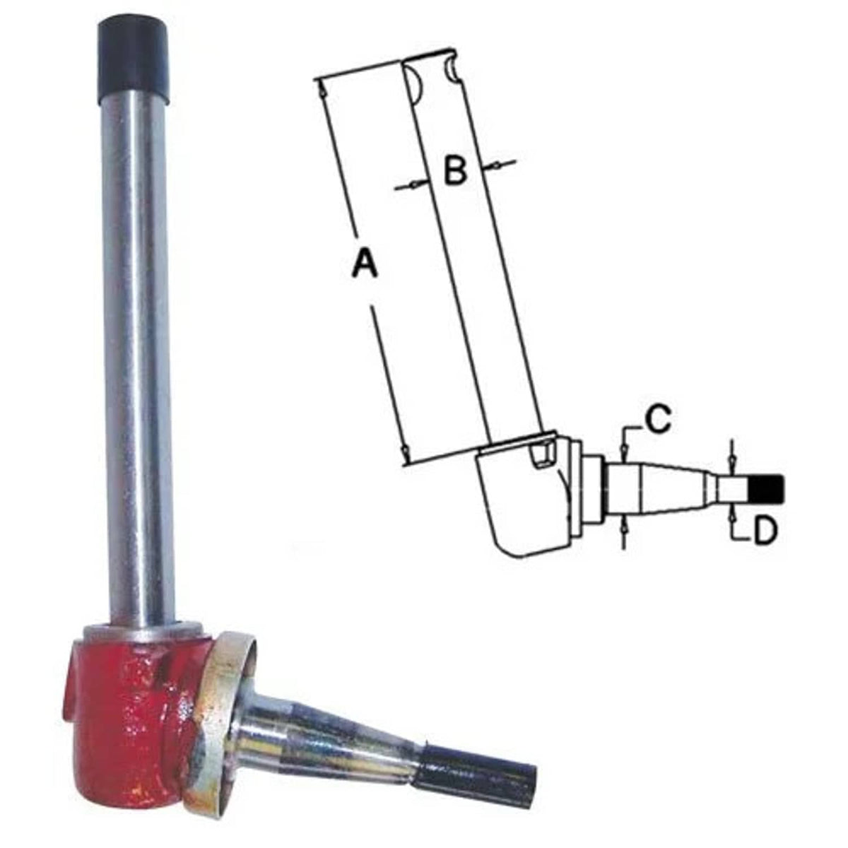 Bethesda Industrial Spindle - Right Hand fits Massey Ferguson 135 240 897236M94