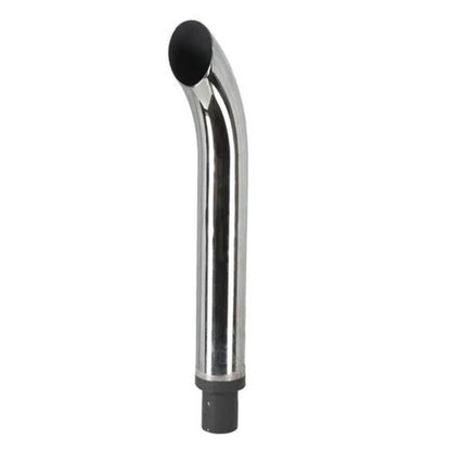 Bethesda Industrial Exhaust Stack - 2-3/8" x 27" Curved Chrome fits International fits Oliver