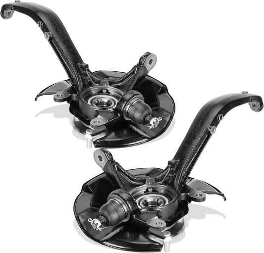 Bethesda Industrial New Front Steering Knuckles & Wheel Hub Bearings for 2009-2012 Honda Accord TSX