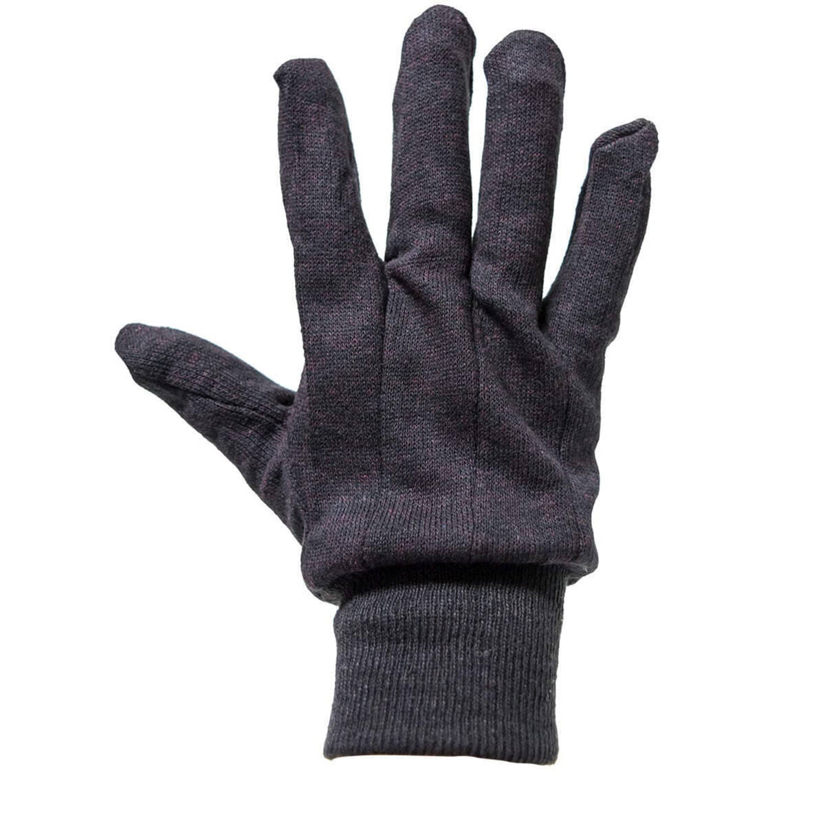 Bethesda Industrial 12 Pack Brown Jersey Gloves With Knit Wrist J2109