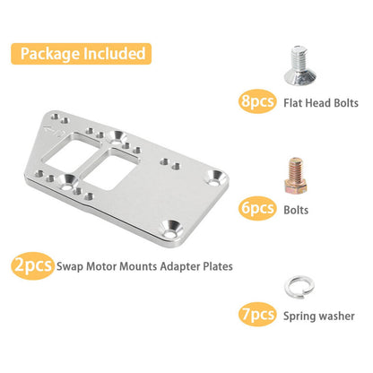 Bethesda Industrial For LS Engine Motor Mounts LS Swap Kit LS Conversion Adapter Plates LS1 LS3 LS2