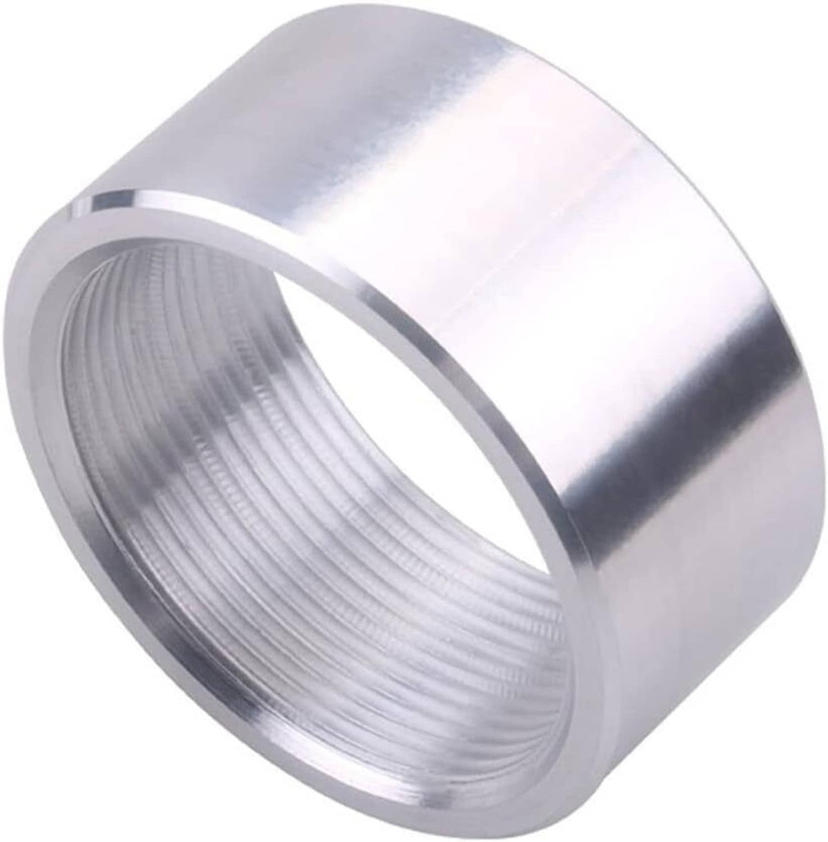 Bethesda Industrial New 2 Inch NPT Female Thread Aluminum Weld On Pipe Fitting Bung for Most Fluids