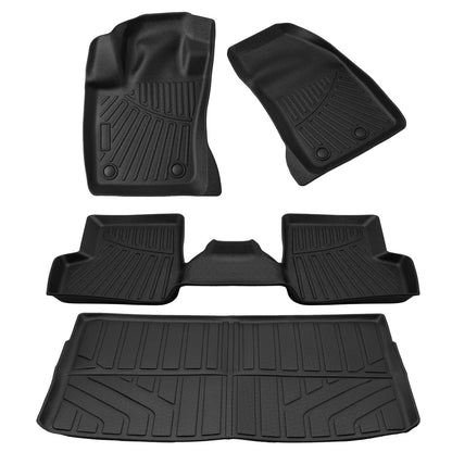 Bethesda Industrial For 2015-2023 Jeep Renegade TPE Floor Mats with Trunk Cargo Liners 3D Model 4Pcs