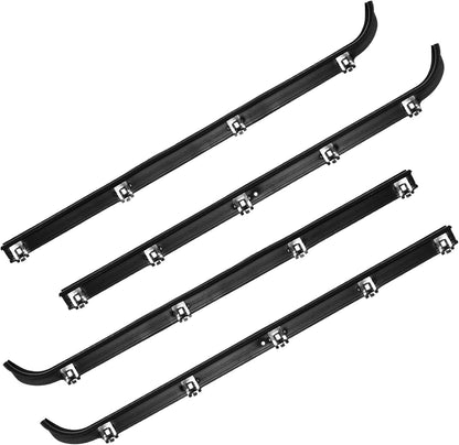 Bethesda Industrial 4PCS Door Window Seal Belt Weatherstrip Kit For 1987- 1997 Ford F150 F250 F350