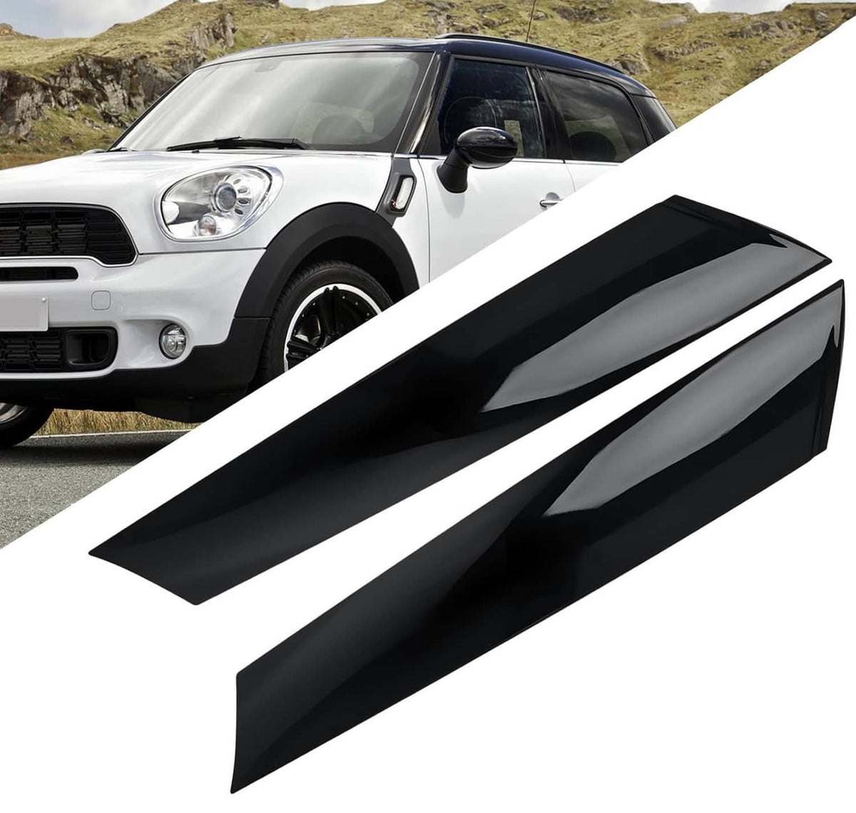 Bethesda Industrial New Front Windshield Post Trim Right +Left Side for Mini Cooper R50 R52 R53