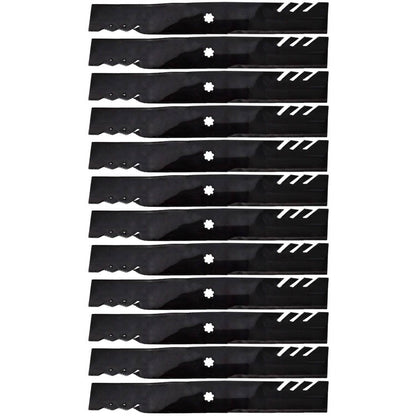 Bethesda Industrial 12PK Oregon Mulching Blade for 42'' John Deere D100 D110 D120 D130 Z225 Z235