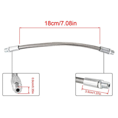 Bethesda Industrial For LS LS1 Throttle Body Bypass Coolant Steam Port Crossover Hose Braided Kit