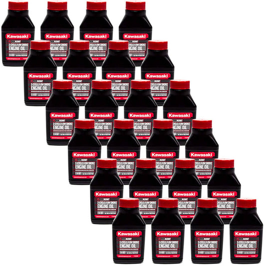 Bethesda Industrial 24 Pack Kawasaki 2.6 oz Bottles 2 Cycle Mix 1 Gallon Motor Engine Oil