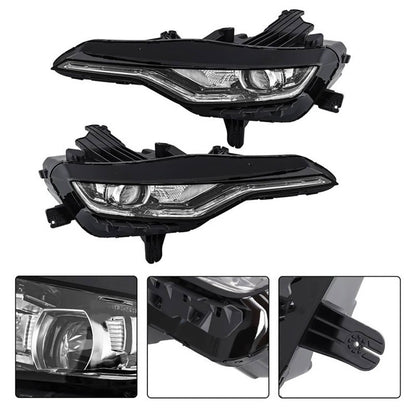 Bethesda Industrial Fit For 2019-2024 Chevy Camaro LS/RS/SS w/ LED DRL Headlight Left+Right Pair