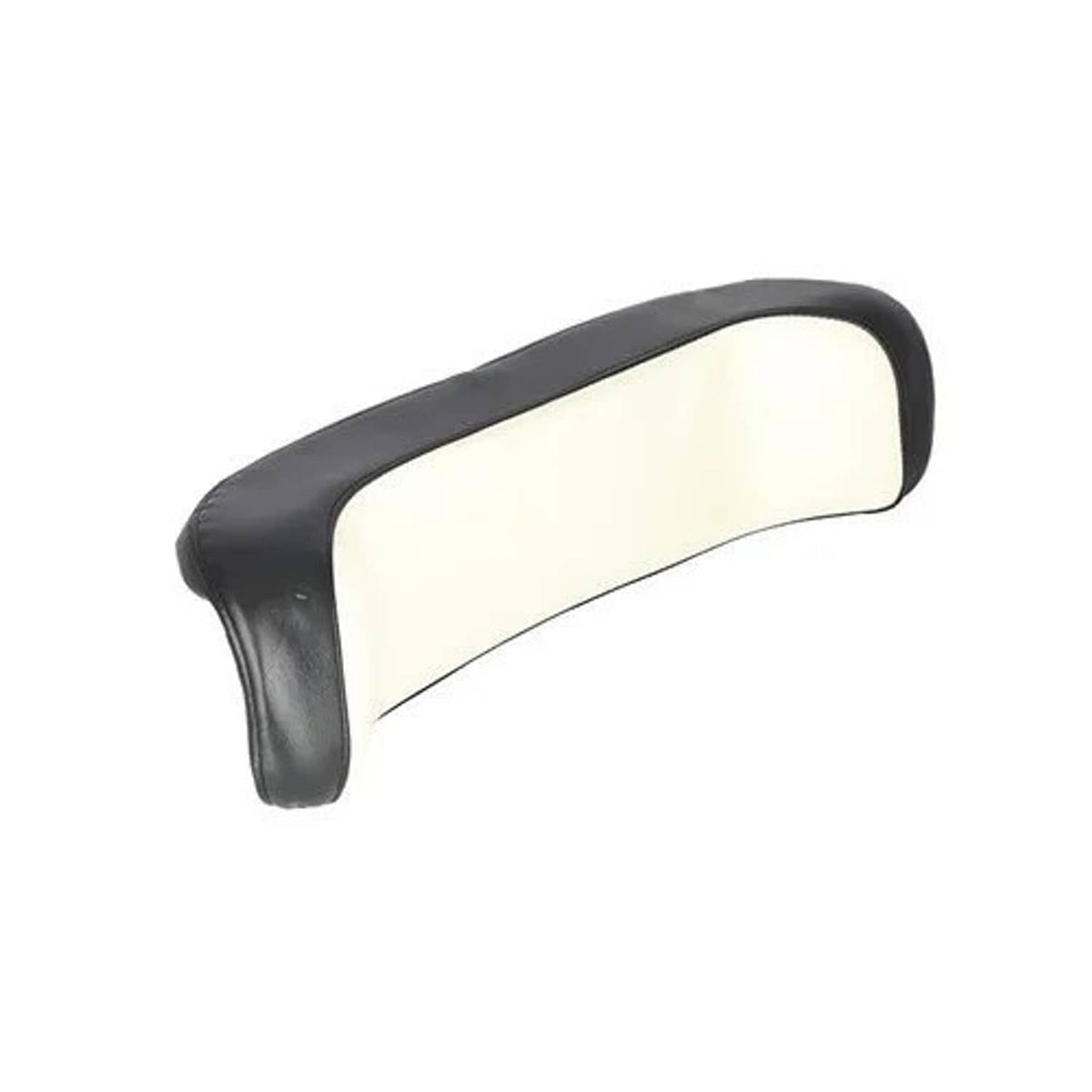 Bethesda Industrial Backrest - Curved Vinyl White/Black fits White fits Oliver