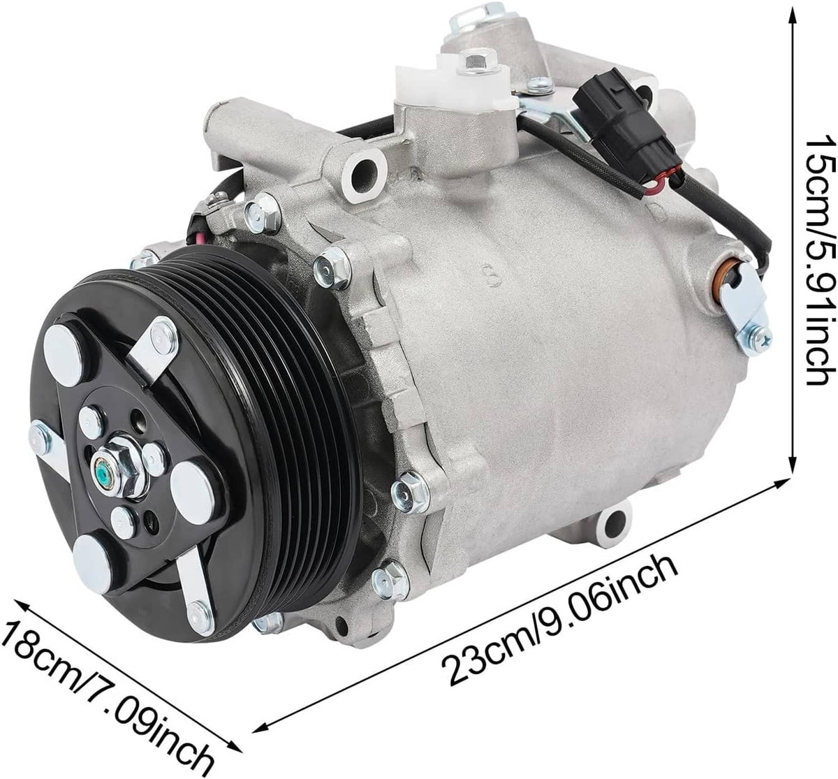 Bethesda Industrial AC Compressor IG580 Fits For 2007-2012 Honda CR-V 2.4L 38810RWCA03 38810RZYA01