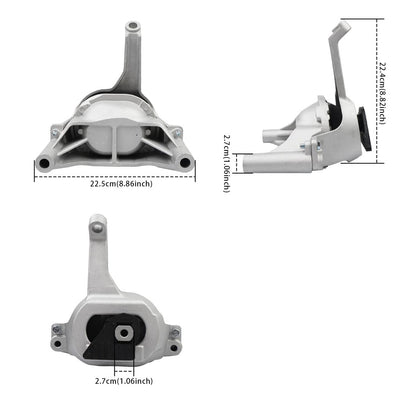 Bethesda Industrial For Nissan Altima 2007-2015 L4 2.5L Auto CVT Engine Motor Transmission Mount Kit