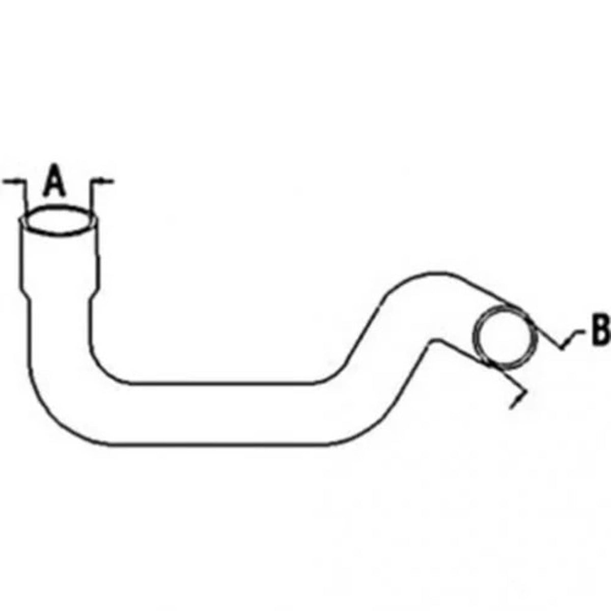 Bethesda Industrial Radiator Hose - Lower fits White 2-45 2-55 330031933