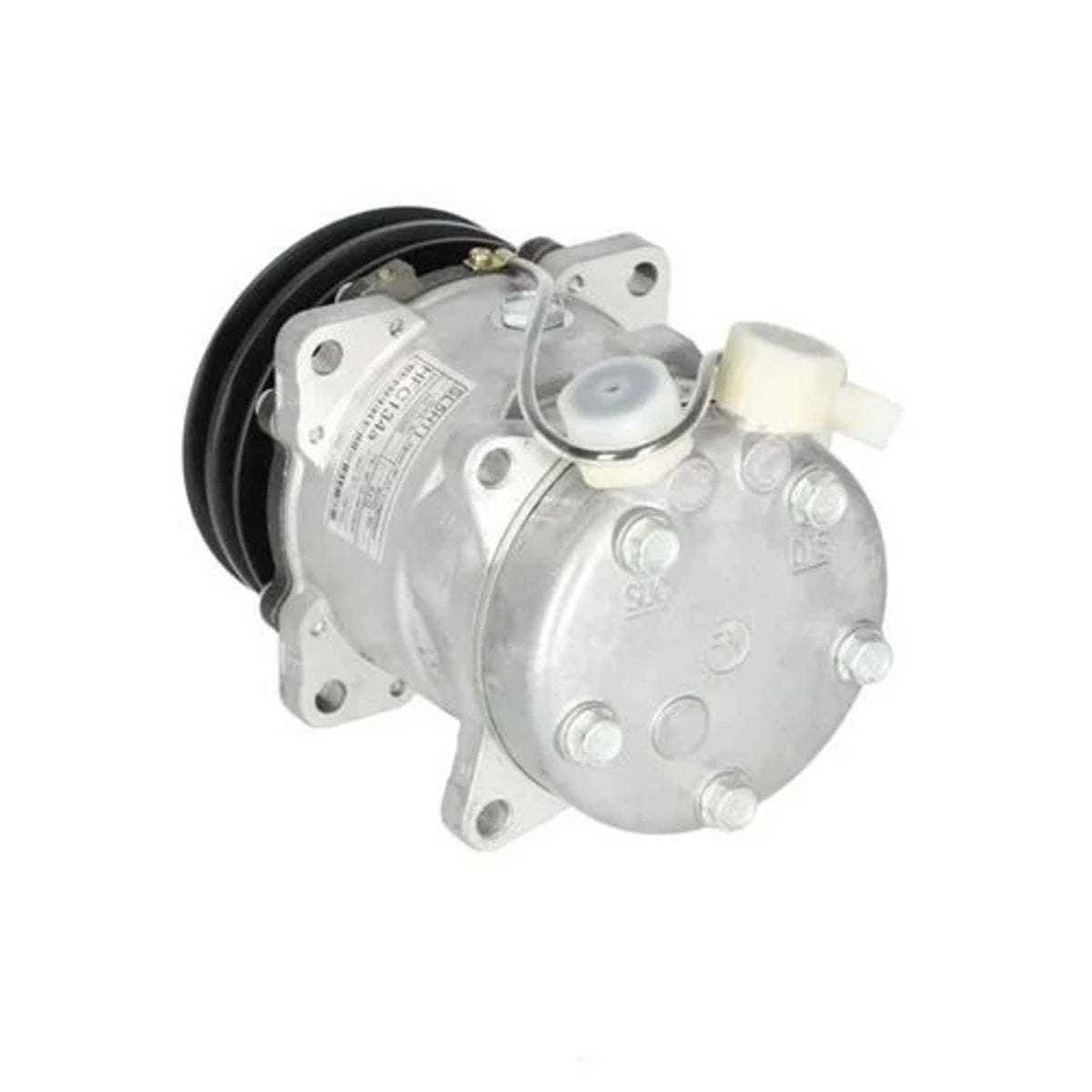 Bethesda Industrial Air Conditioning Compressor - 12V Square Connector Sanden Style SD5H11