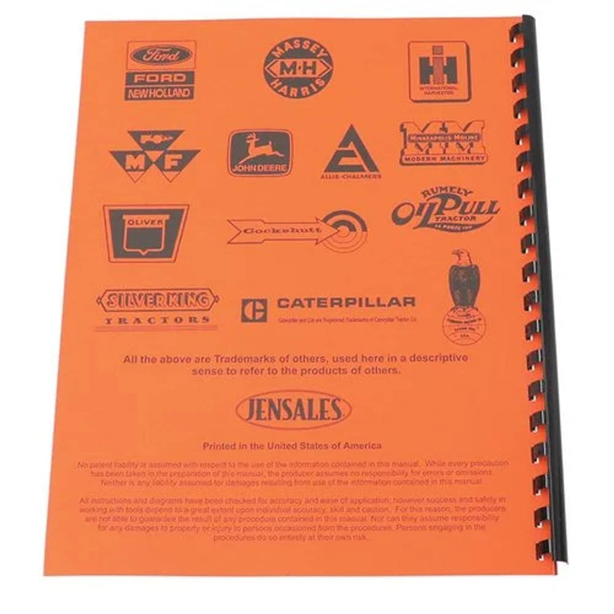 Bethesda Industrial Tractor and Loader Operators Manual fits Kubota BF400 BF500
