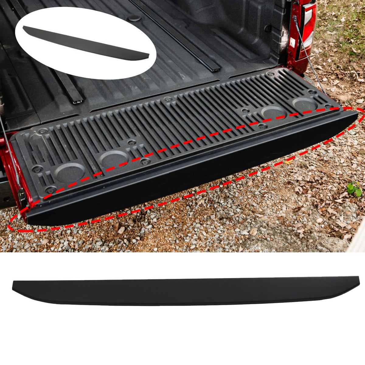 Bethesda Industrial For 2016-2021 Nissan Titan Rear Tailgate Bed Cap Molding Fit 93486-EZ00A