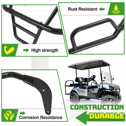 Bethesda Industrial Powder Coated Front Brush Guard For EZGO Express L4 S4 L6 S6 2012-Up Golf Cart