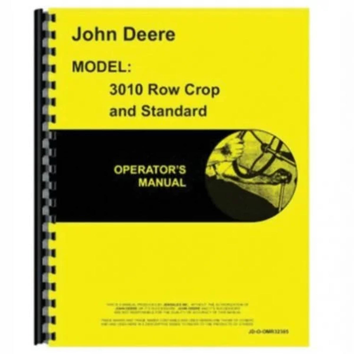 Bethesda Industrial Operator's Manual fits John Deere 3010 OMR32385