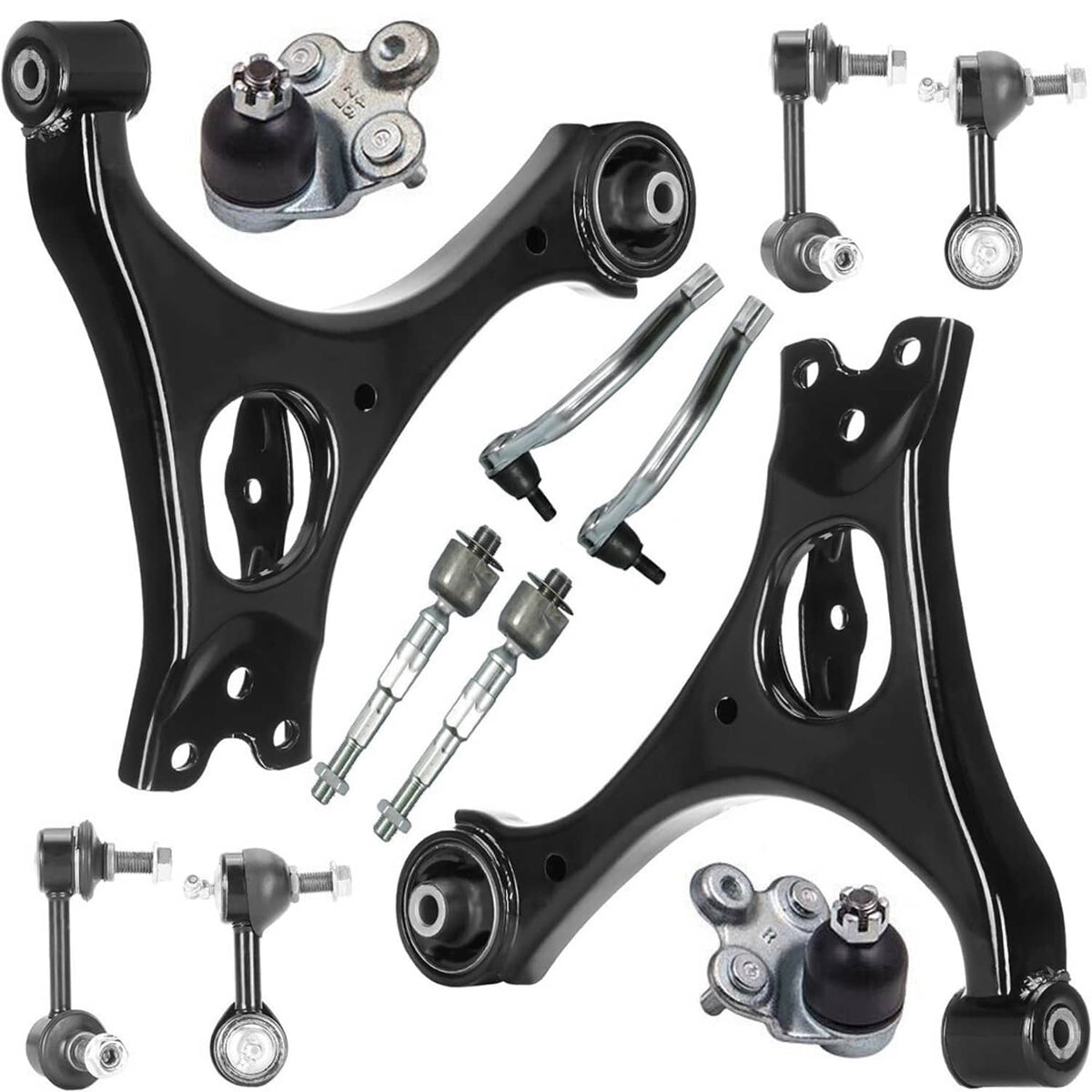 Bethesda Industrial 14Pcs Suspension Kit Front Lower Control Arms for Honda Civic 2006-2011 K620383