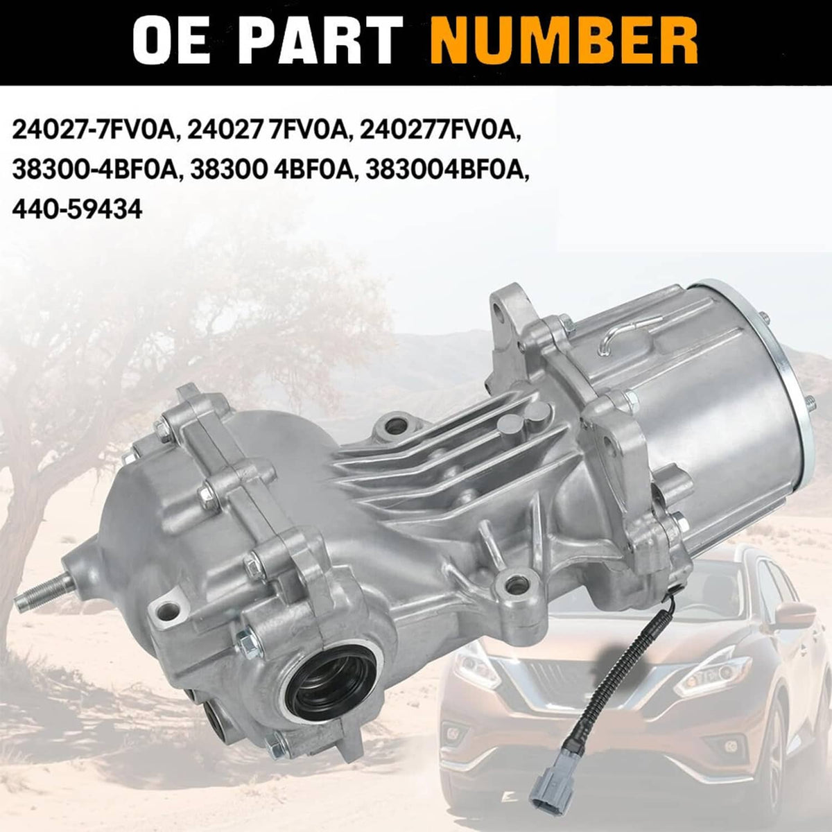 Bethesda Industrial Rear Carrier/Differential for Nissan Rogue Sport Qashqai 2017 2018 2019 2020 AWD