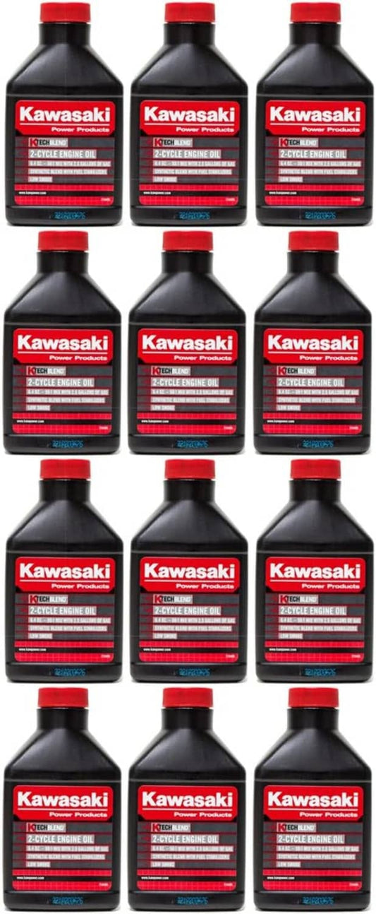 Bethesda Industrial 12PK Kawasaki 99969-6084 6.4oz 50:1 2.5 Gallon 2 Cycle Engine Oil K-TECH